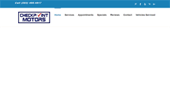 Desktop Screenshot of checkpointmotors.com